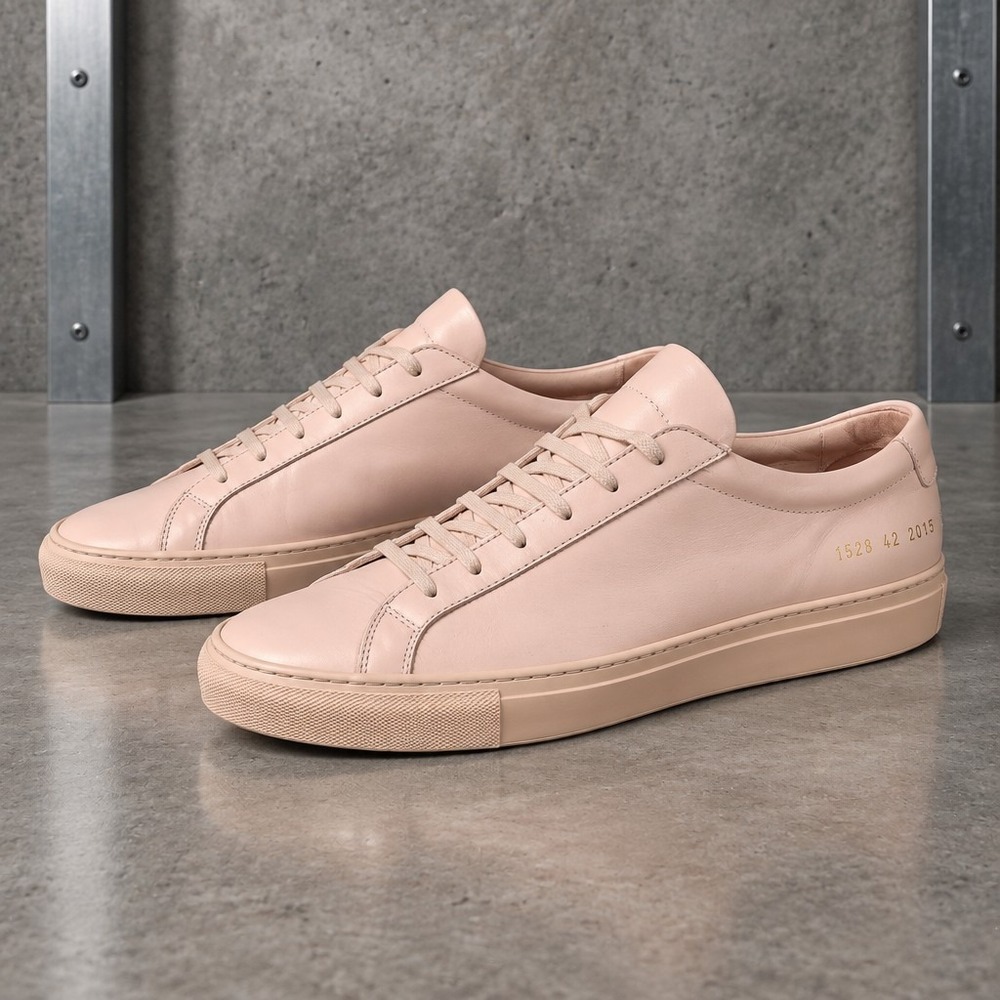 Common Projects Achilles Low Blush EU 42 / US 9 1528 42 2015 Rare Color